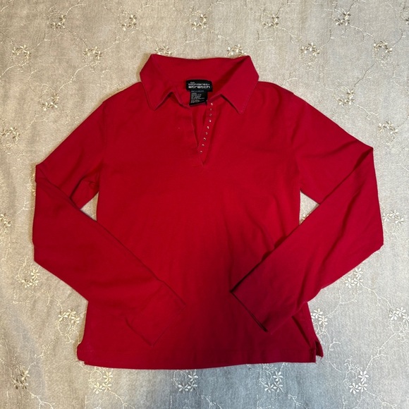 Vintage Y2K No Boundaries Stretch Collared Top – Size Medium - Picture 1 of 4